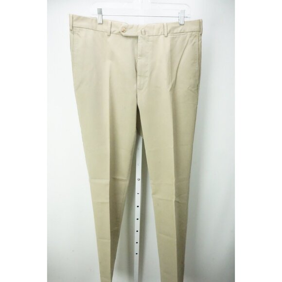 Incotex Khaki 100% Cotton Chino Pants Trousers 54 EU Brand NEW